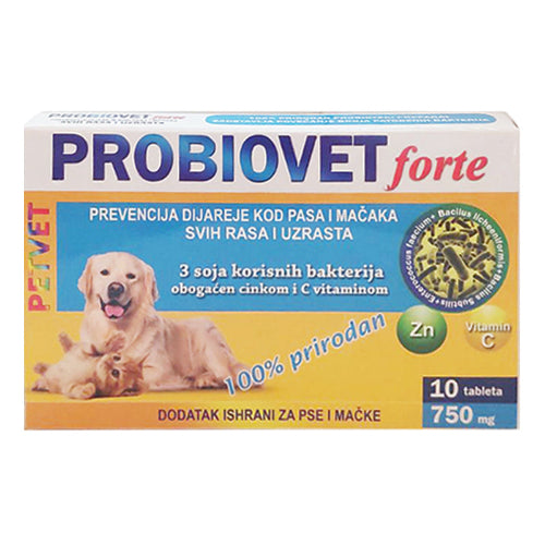 Probiovet Forte 10 tableta – Probiotik za pse i mačke